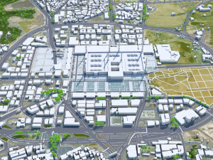 Medina city Saudi Arabia 30km 3D 模型