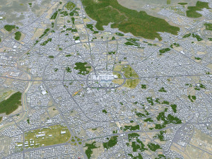 Medina city Saudi Arabia 30km 3D 模型