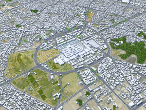 Medina city Saudi Arabia 30km 3D 模型