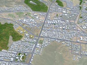 Medina city Saudi Arabia 30km 3D 模型