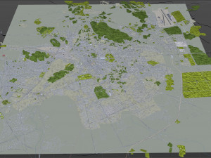 Medina city Saudi Arabia 30km 3D 模型