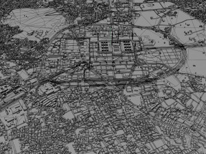 Medina city Saudi Arabia 30km 3D 模型