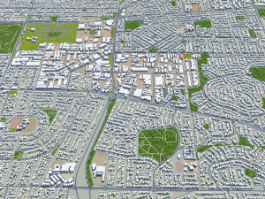 Melville city Australia 15km Modelo 3D