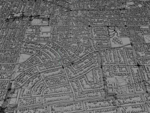 Melville city Australia 15km Modelo 3D