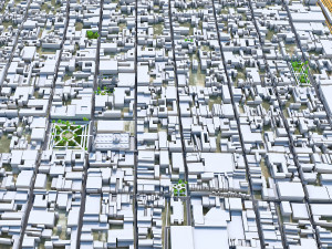 Merida city Yucatan 30km 3D Модель