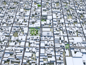 Merida city Yucatan 30km Model 3D