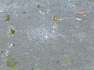 Merida city Yucatan 30km Model 3D