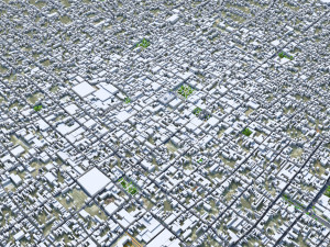 Merida city Yucatan 30km Model 3D