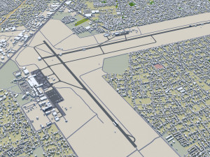 Merida city Yucatan 30km Model 3D