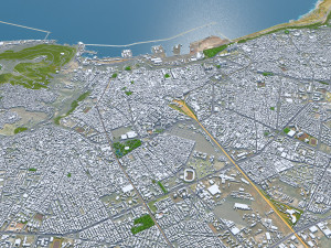 Oran city Algeria 3D Model