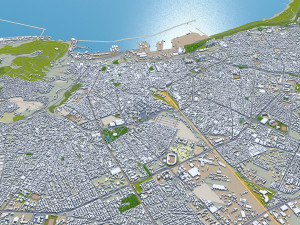 Oran city Algeria 3D Model