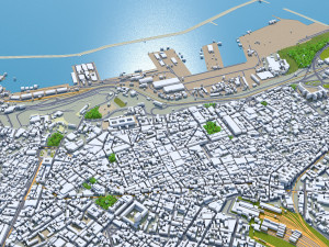 Oran city Algeria 3D Model