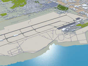 Oran city Algeria 3D Model