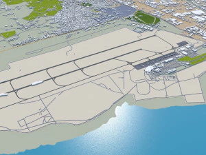 Oran city Algeria 3D Model