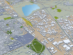 Oran city Algeria 3D Model