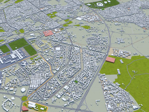 Oran city Algeria 3D Model