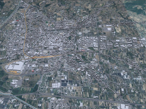 Pistoia city Italy 30km 3D 모델