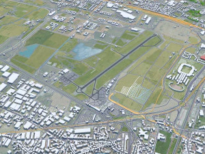 Prato city Italy 30km 3D Model