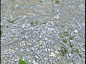 Ramallah West Bank Palestine 30km Modèle 3D
