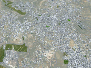 Ramallah West Bank Palestine 30km 3D Model