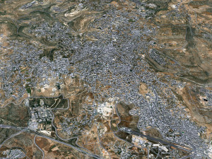 Ramallah West Bank Palestine 30km Modèle 3D
