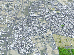 Riffa city Bahrain 15km Modelo 3D