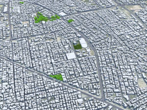 Riffa city Bahrain 15km Modelo 3D