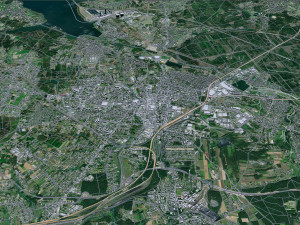 Rybnik city Poland 30km Model 3D