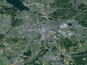 Rybnik city Poland 30km 3D Model