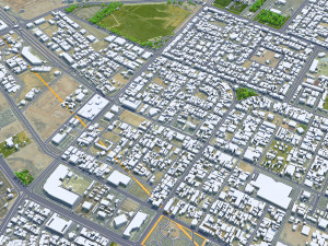 Tabuk City Saudi Arabia 30km 3D Модель
