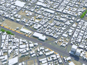 Tabuk City Saudi Arabia 30km 3D Model