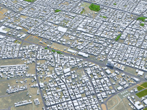 Tabuk City Saudi Arabia 30km 3D Модель