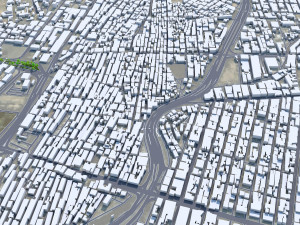 Taif city Saudi Arabia 50km 3Dモデル