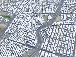 Taif city Saudi Arabia 50km 3D Model