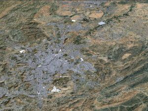Taif city Saudi Arabia 50km 3Dモデル