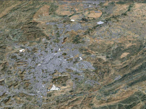 Taif city Saudi Arabia 50km 3D Model