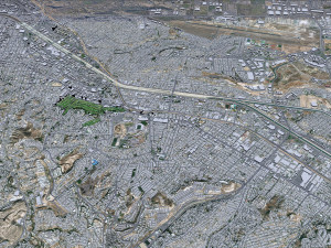 Tijuana city Mexico 40km Modèle 3D