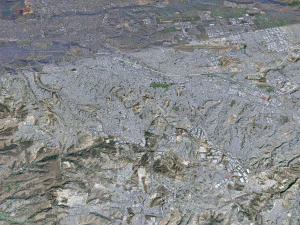 Город Тихуана Мексика 40 км 3D Модель