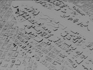 Tijuana city Mexico 40km Modèle 3D