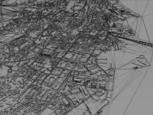 Tromso city Norway 40km 3D-Modell
