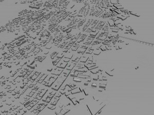 Tromso city Norway 40km 3D-Modell