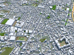 Yilan Full County Taiwan 50km 3D Model