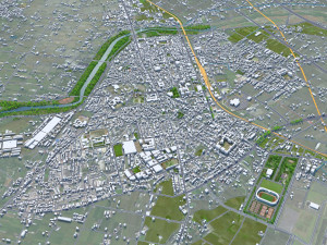 Yilan Full County Taiwan 50km Modelo 3D