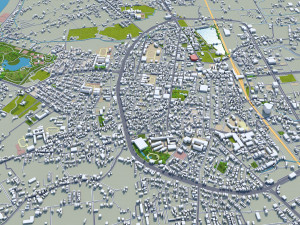 Yilan Full County Taiwan 50km Modelo 3D