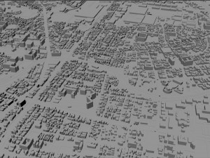 Zhubei city Hsinchu County Taiwan 30km 3D Модель