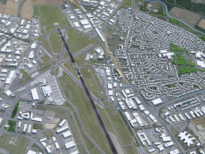 애버딘 공항 10km 3D 모델