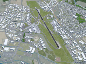 Aberdeen Airport 10km 3D Model