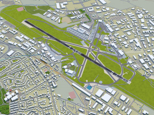 Aberdeen Airport 10km Modelo 3D