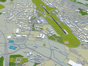 Aberdeen Airport 10km Modelo 3D