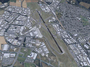 Aberdeen Airport 10km 3D Model